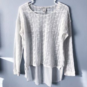 American Rag Light Sheer Knit Blouse